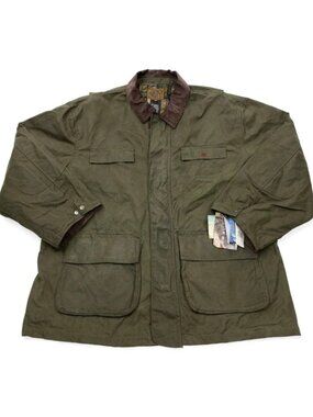 Dickies Waxwear Waterproof Wax Riding Duster Lined Cargo Jacket Men's 3XL NWT